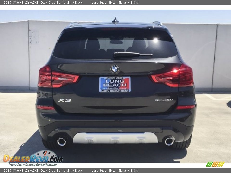 2019 BMW X3 sDrive30i Dark Graphite Metallic / Black Photo #4
