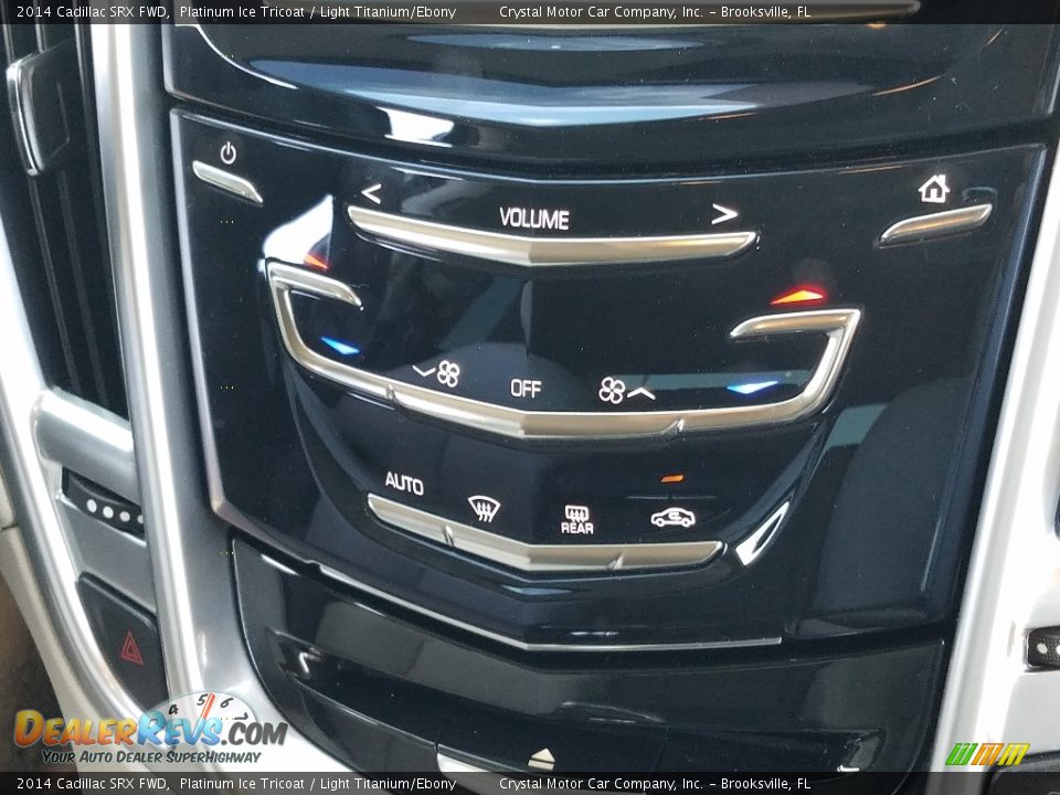 2014 Cadillac SRX FWD Platinum Ice Tricoat / Light Titanium/Ebony Photo #16