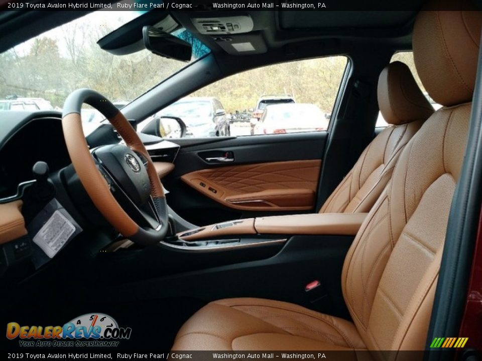 2019 Toyota Avalon Hybrid Limited Ruby Flare Pearl / Cognac Photo #12