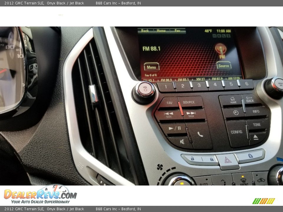 2012 GMC Terrain SLE Onyx Black / Jet Black Photo #10