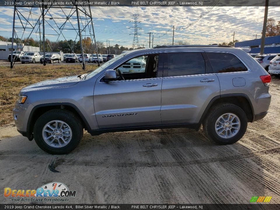 2019 Jeep Grand Cherokee Laredo 4x4 Billet Silver Metallic / Black Photo #3