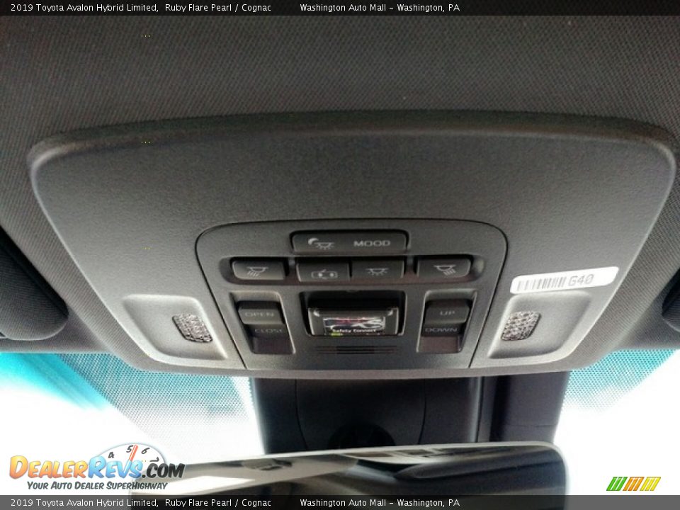2019 Toyota Avalon Hybrid Limited Ruby Flare Pearl / Cognac Photo #25