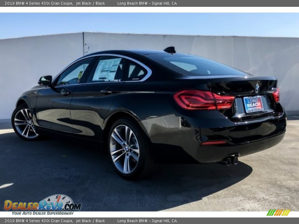 2019 BMW 4 Series 430i Gran Coupe Jet Black / Black Photo #2
