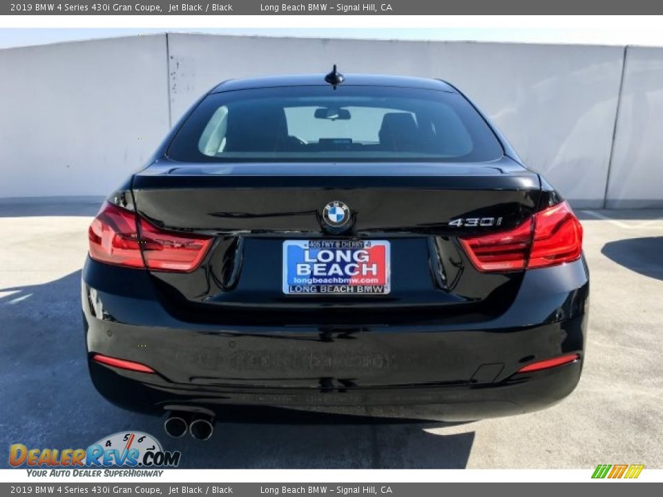 2019 BMW 4 Series 430i Gran Coupe Jet Black / Black Photo #3