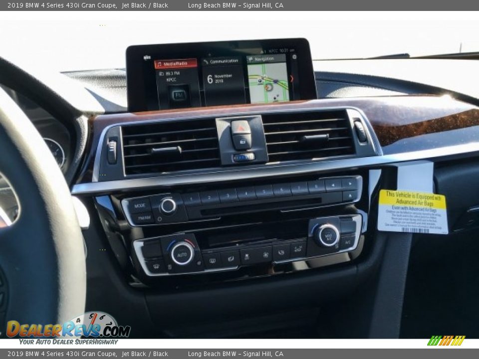 2019 BMW 4 Series 430i Gran Coupe Jet Black / Black Photo #6