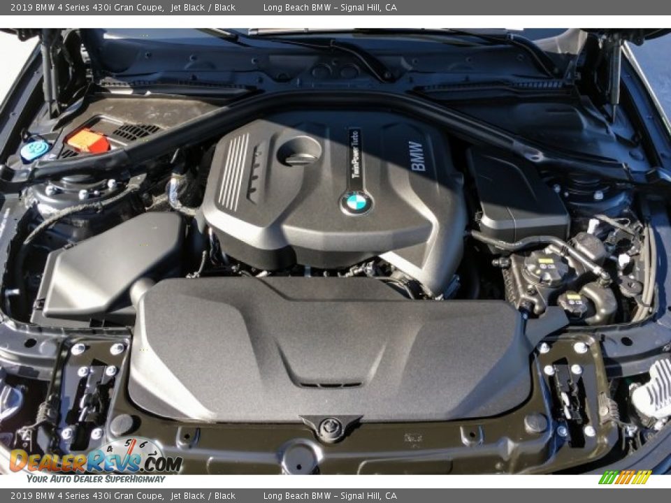 2019 BMW 4 Series 430i Gran Coupe Jet Black / Black Photo #8