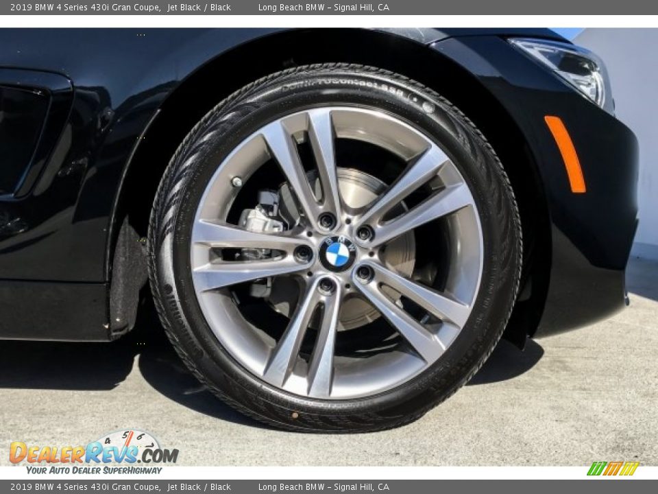 2019 BMW 4 Series 430i Gran Coupe Jet Black / Black Photo #9