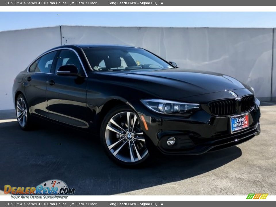 2019 BMW 4 Series 430i Gran Coupe Jet Black / Black Photo #12