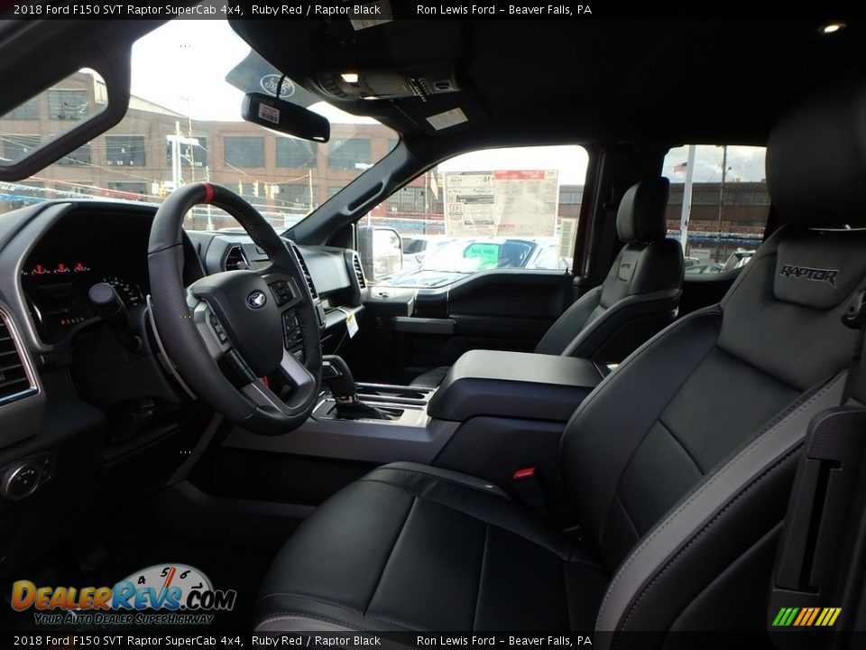 2018 Ford F150 SVT Raptor SuperCab 4x4 Ruby Red / Raptor Black Photo #10