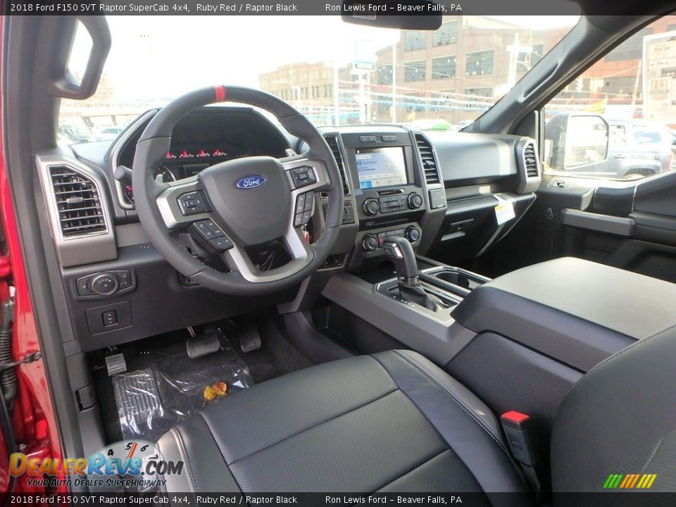 Raptor Black Interior - 2018 Ford F150 SVT Raptor SuperCab 4x4 Photo #13