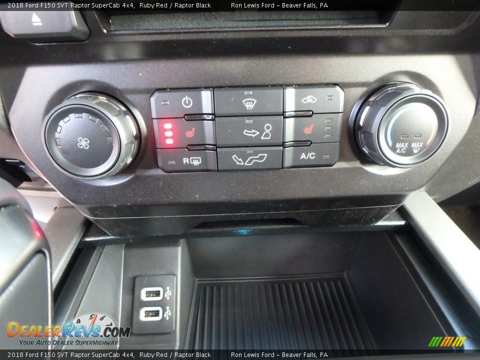 2018 Ford F150 SVT Raptor SuperCab 4x4 Ruby Red / Raptor Black Photo #18