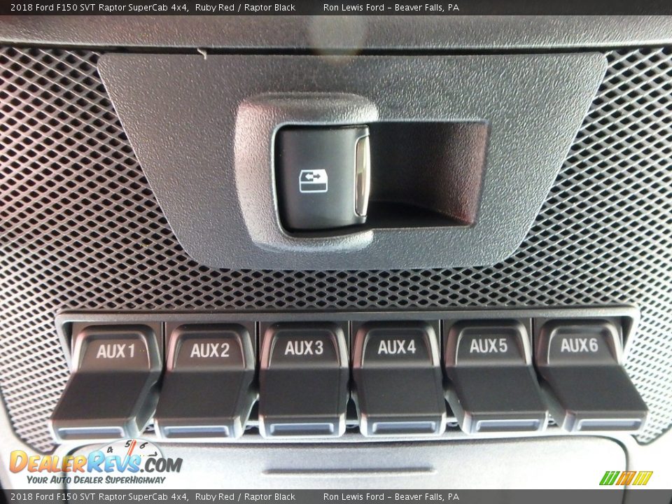 Controls of 2018 Ford F150 SVT Raptor SuperCab 4x4 Photo #20