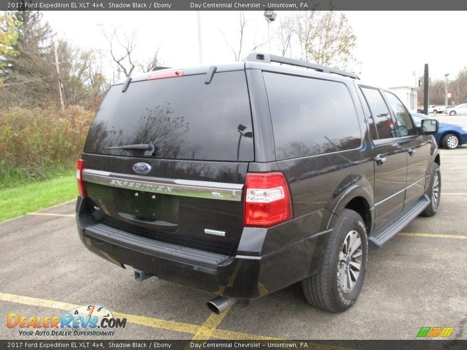2017 Ford Expedition EL XLT 4x4 Shadow Black / Ebony Photo #3