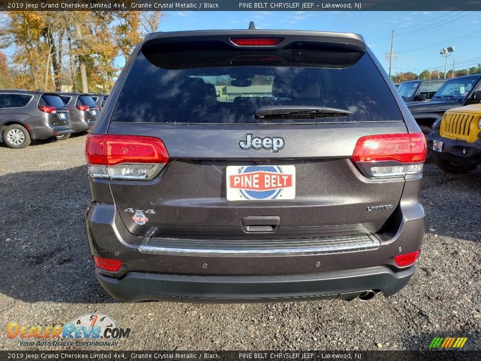 2019 Jeep Grand Cherokee Limited 4x4 Granite Crystal Metallic / Black Photo #5