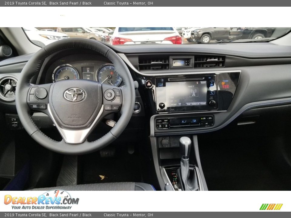2019 Toyota Corolla SE Black Sand Pearl / Black Photo #3