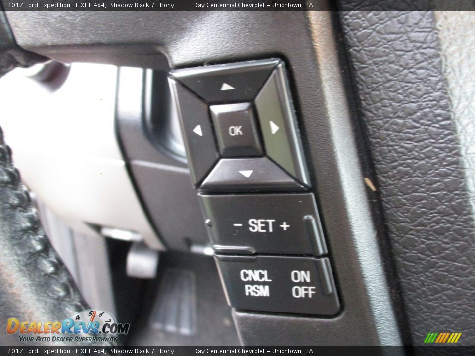 2017 Ford Expedition EL XLT 4x4 Shadow Black / Ebony Photo #35