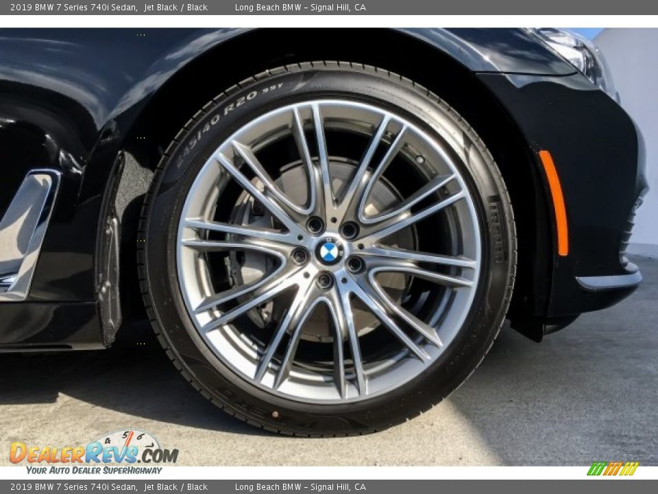 2019 BMW 7 Series 740i Sedan Jet Black / Black Photo #9