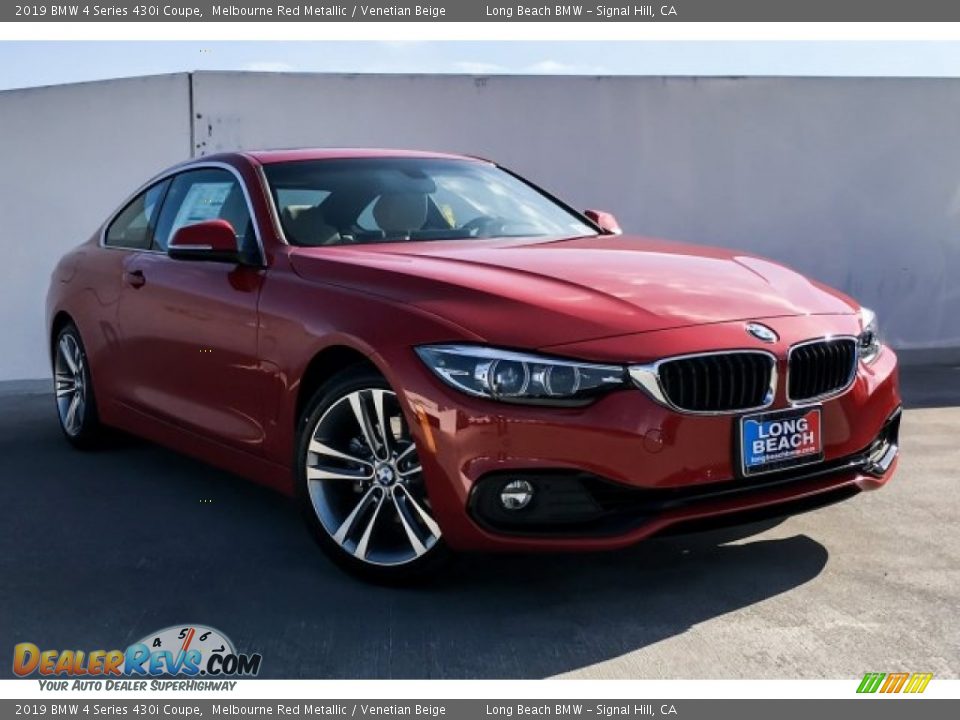 2019 BMW 4 Series 430i Coupe Melbourne Red Metallic / Venetian Beige Photo #12