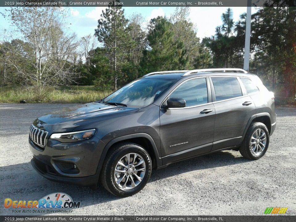 2019 Jeep Cherokee Latitude Plus Granite Crystal Metallic / Black Photo #1