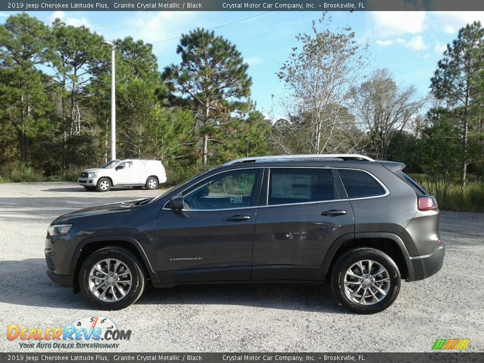 2019 Jeep Cherokee Latitude Plus Granite Crystal Metallic / Black Photo #2