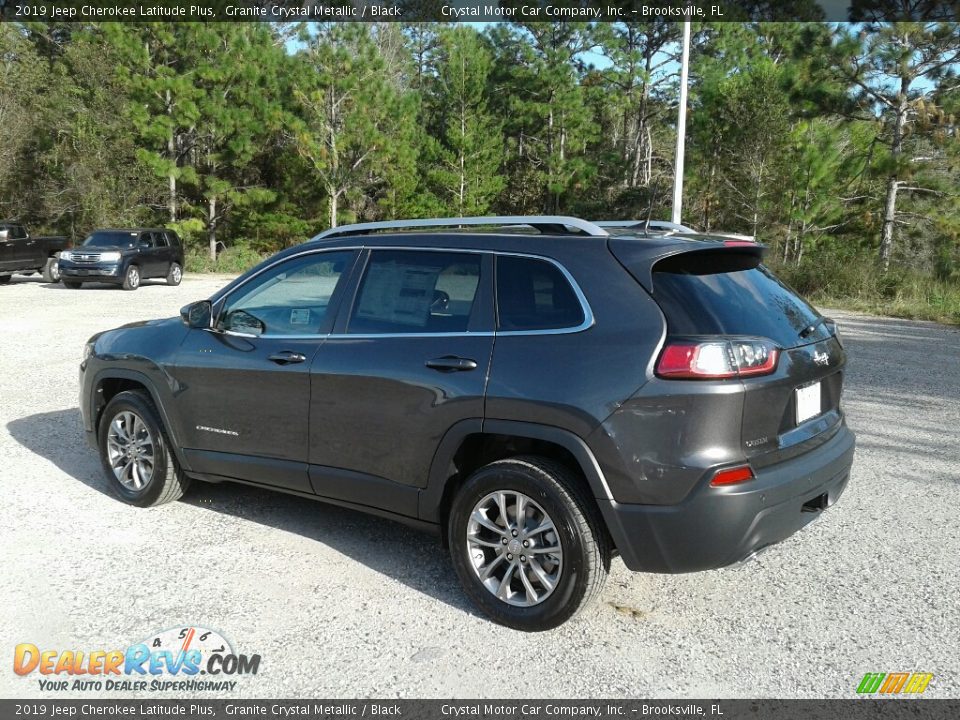 2019 Jeep Cherokee Latitude Plus Granite Crystal Metallic / Black Photo #3