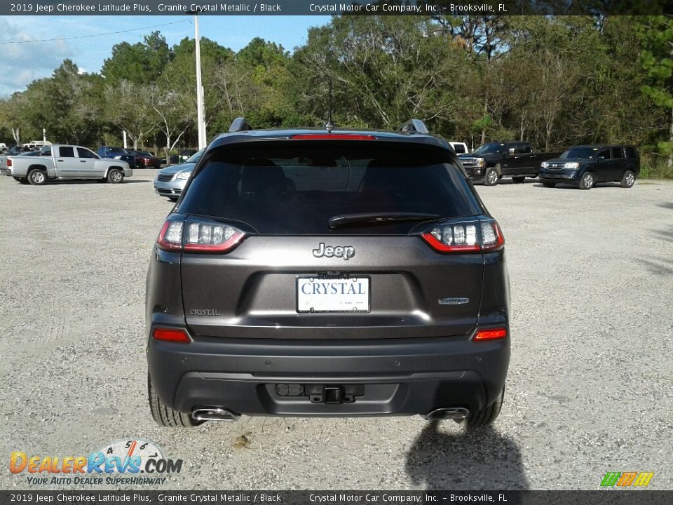 2019 Jeep Cherokee Latitude Plus Granite Crystal Metallic / Black Photo #4