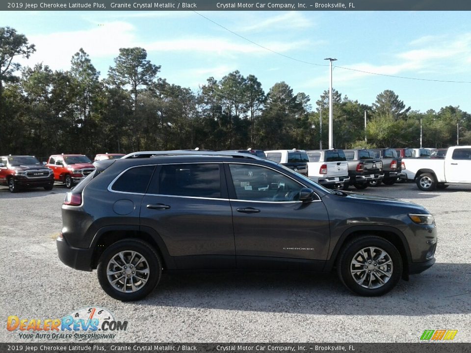 2019 Jeep Cherokee Latitude Plus Granite Crystal Metallic / Black Photo #6