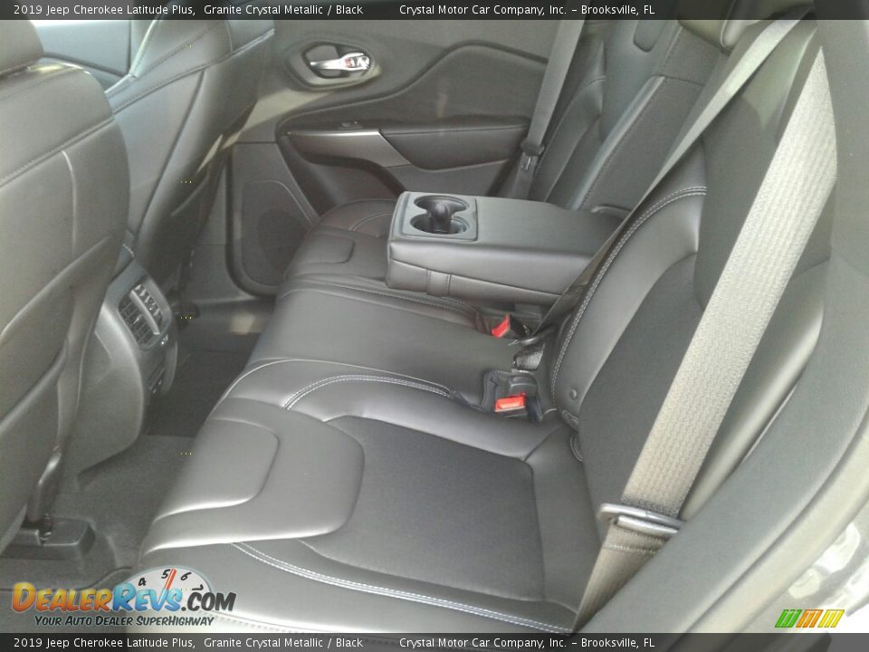 2019 Jeep Cherokee Latitude Plus Granite Crystal Metallic / Black Photo #10