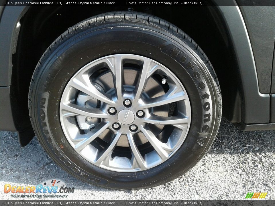2019 Jeep Cherokee Latitude Plus Granite Crystal Metallic / Black Photo #21