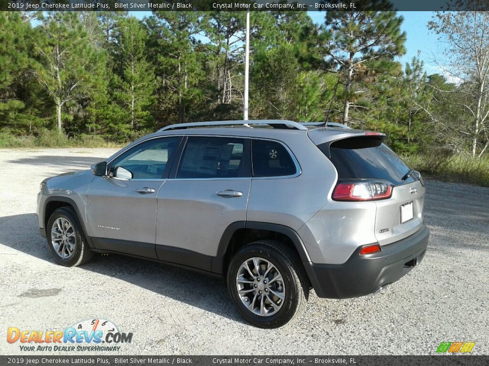 2019 Jeep Cherokee Latitude Plus Billet Silver Metallic / Black Photo #3