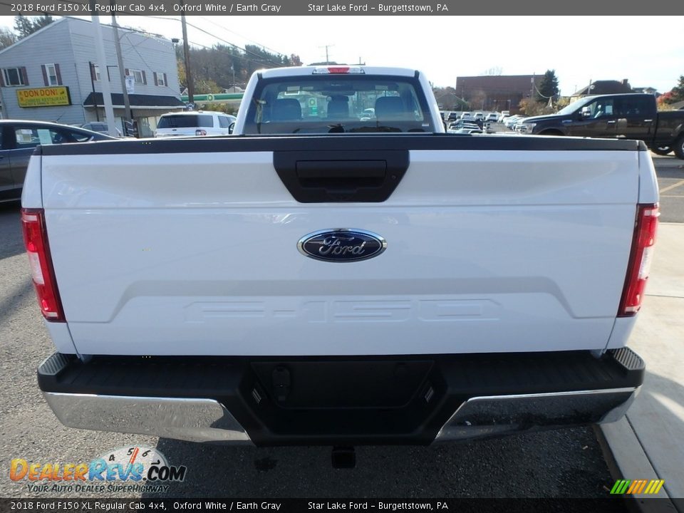 2018 Ford F150 XL Regular Cab 4x4 Oxford White / Earth Gray Photo #9