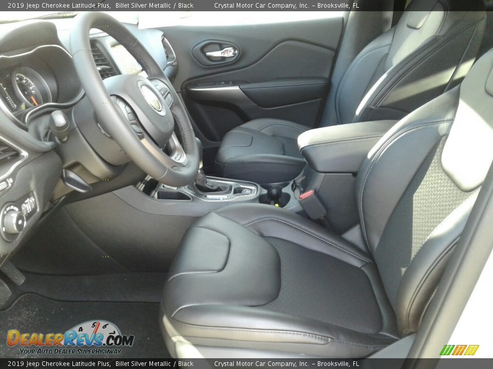 2019 Jeep Cherokee Latitude Plus Billet Silver Metallic / Black Photo #9