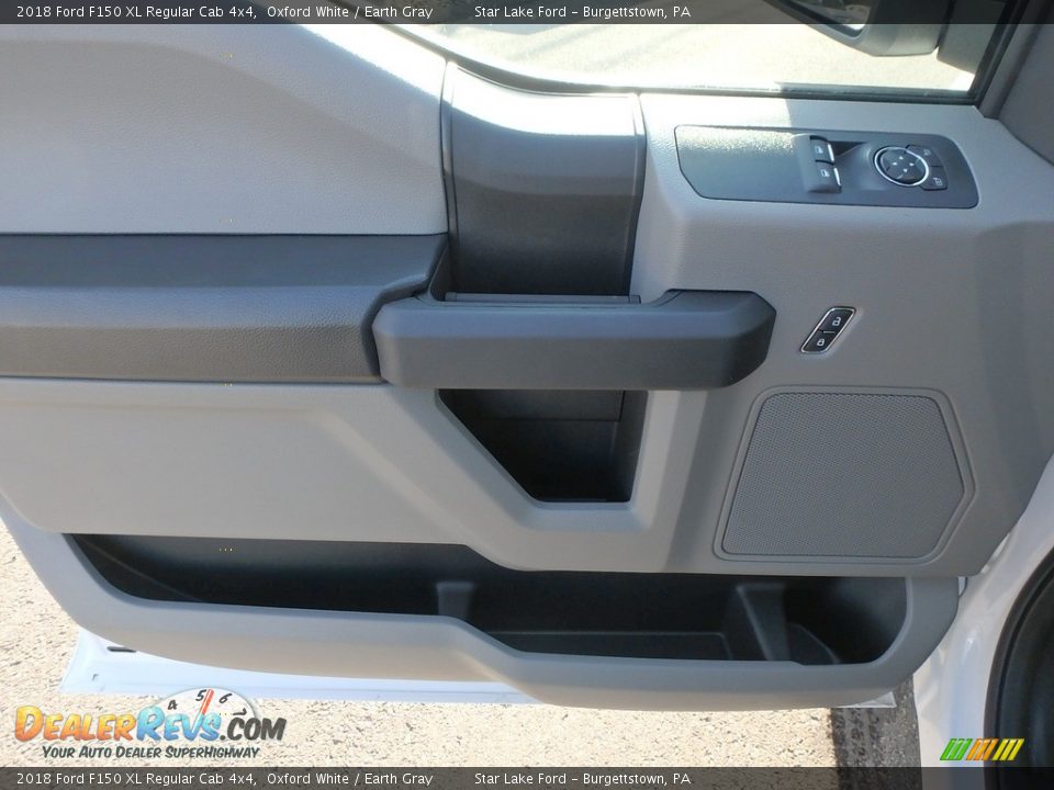 2018 Ford F150 XL Regular Cab 4x4 Oxford White / Earth Gray Photo #15