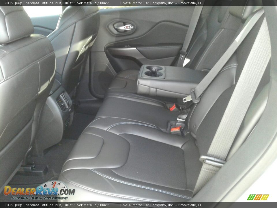 2019 Jeep Cherokee Latitude Plus Billet Silver Metallic / Black Photo #10