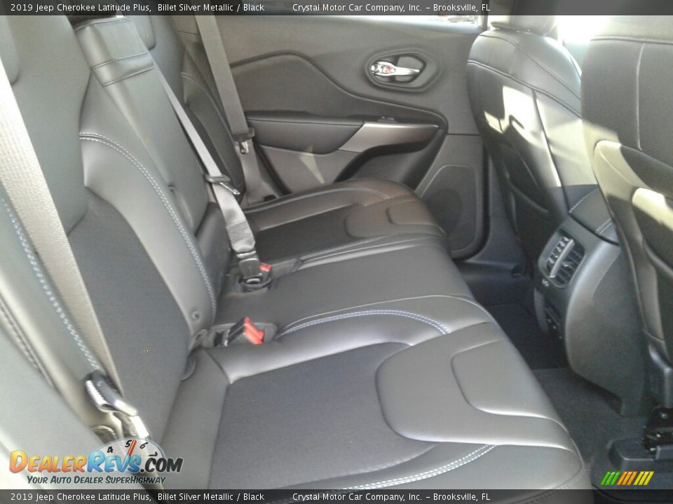 2019 Jeep Cherokee Latitude Plus Billet Silver Metallic / Black Photo #11