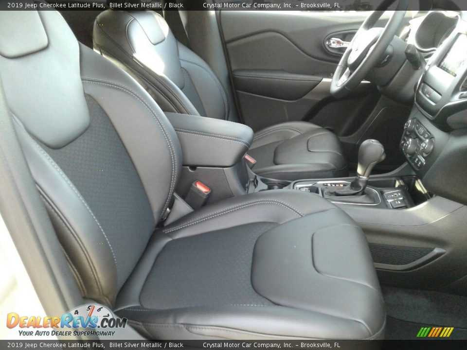 2019 Jeep Cherokee Latitude Plus Billet Silver Metallic / Black Photo #12