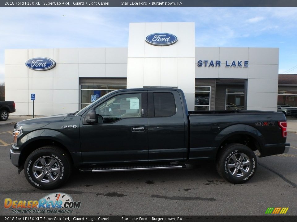 2018 Ford F150 XLT SuperCab 4x4 Guard / Light Camel Photo #1