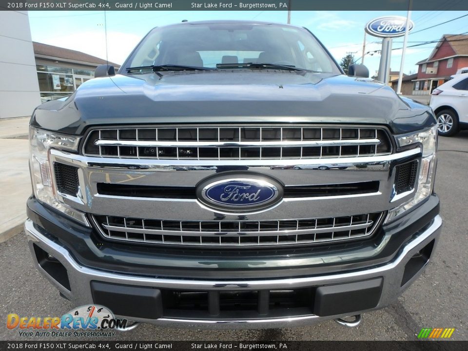 2018 Ford F150 XLT SuperCab 4x4 Guard / Light Camel Photo #2