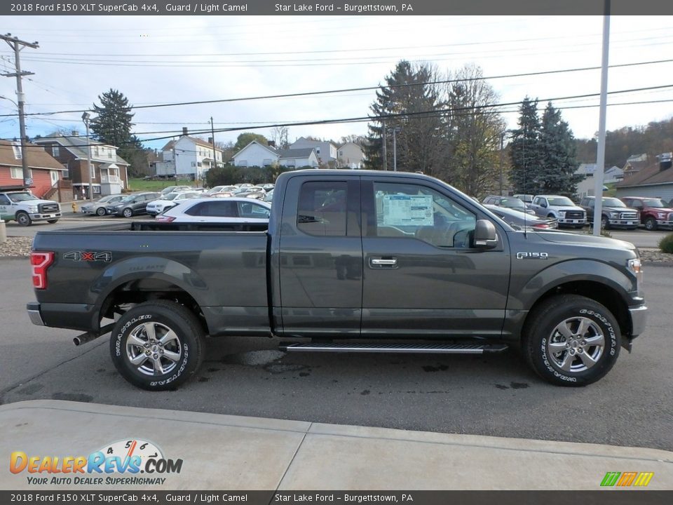 2018 Ford F150 XLT SuperCab 4x4 Guard / Light Camel Photo #4