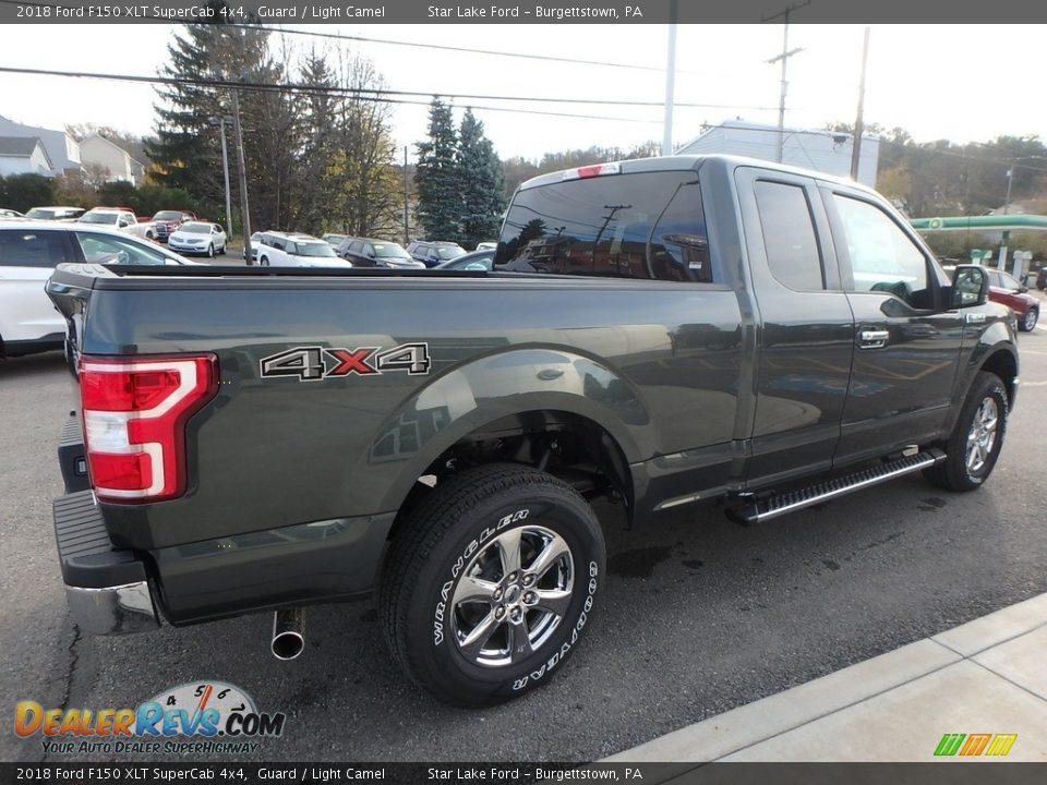 2018 Ford F150 XLT SuperCab 4x4 Guard / Light Camel Photo #5