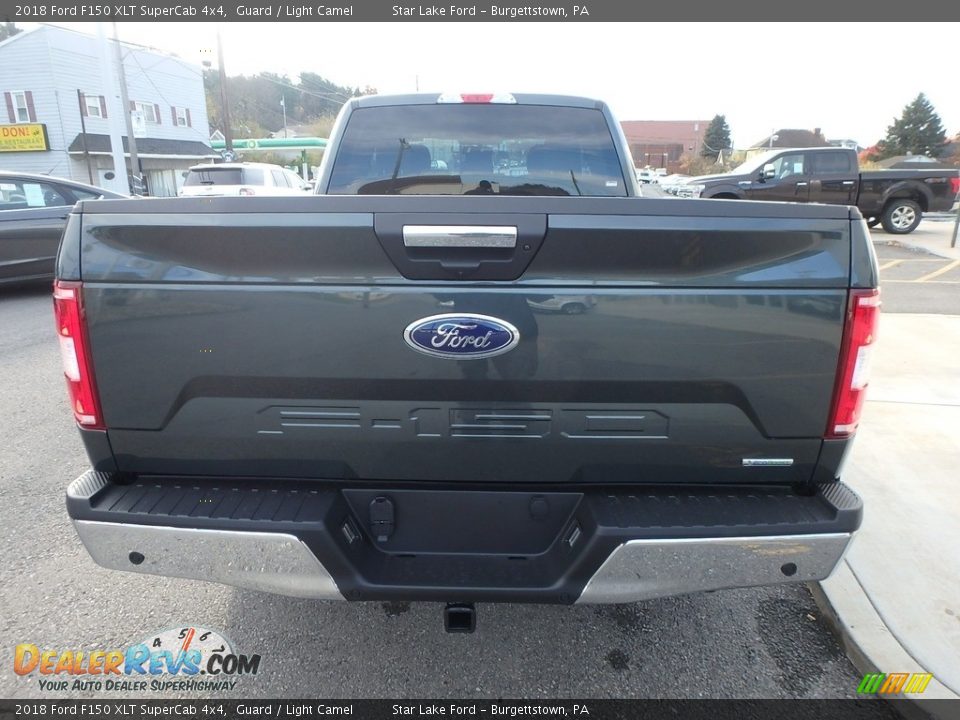 2018 Ford F150 XLT SuperCab 4x4 Guard / Light Camel Photo #6
