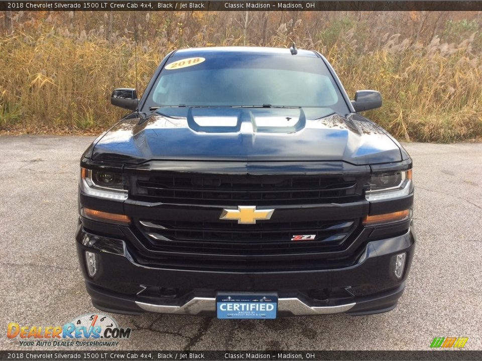 2018 Chevrolet Silverado 1500 LT Crew Cab 4x4 Black / Jet Black Photo #2