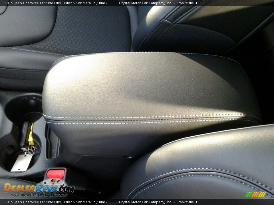 2019 Jeep Cherokee Latitude Plus Billet Silver Metallic / Black Photo #19