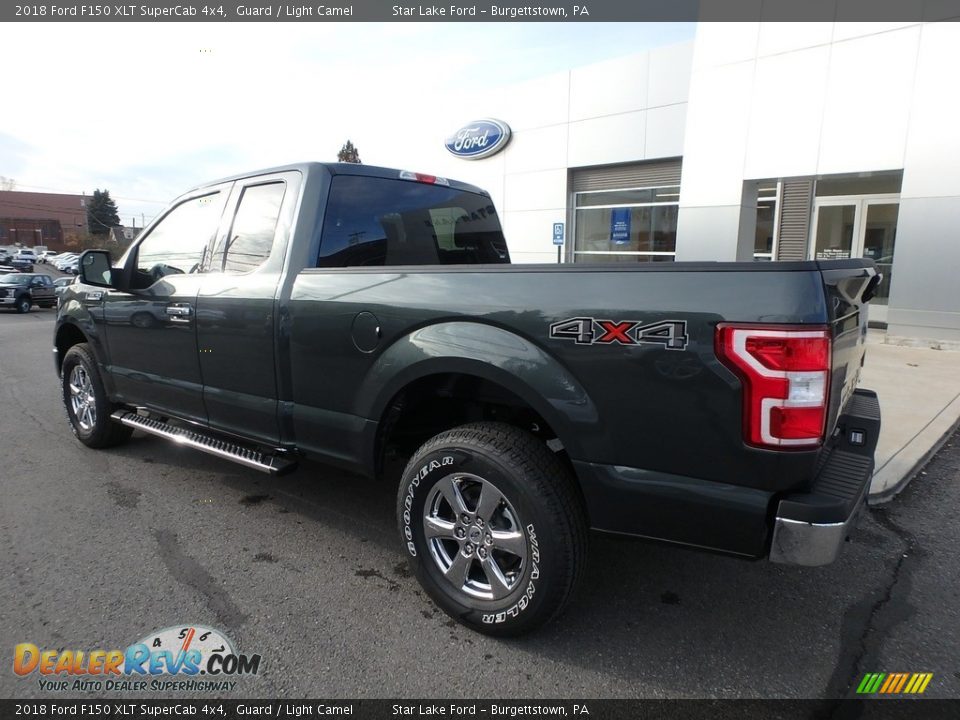2018 Ford F150 XLT SuperCab 4x4 Guard / Light Camel Photo #7