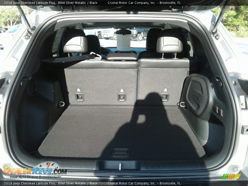 2019 Jeep Cherokee Latitude Plus Billet Silver Metallic / Black Photo #20