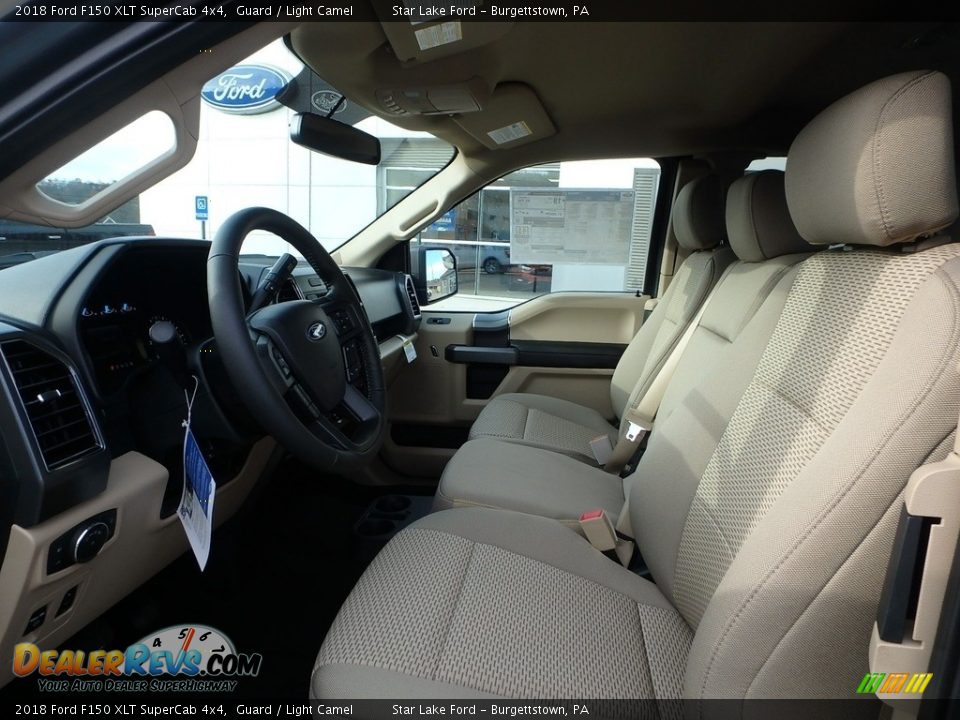 2018 Ford F150 XLT SuperCab 4x4 Guard / Light Camel Photo #9