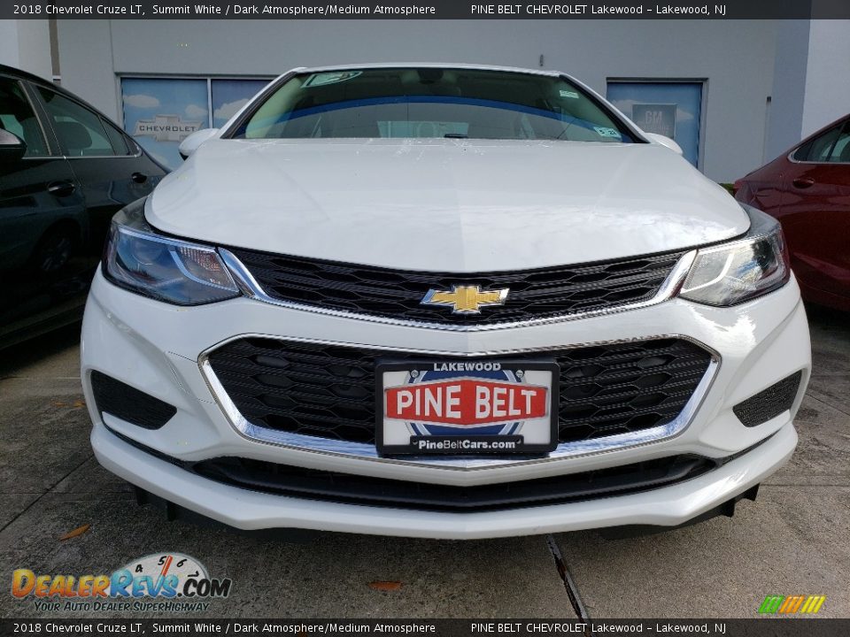 2018 Chevrolet Cruze LT Summit White / Dark Atmosphere/Medium Atmosphere Photo #2