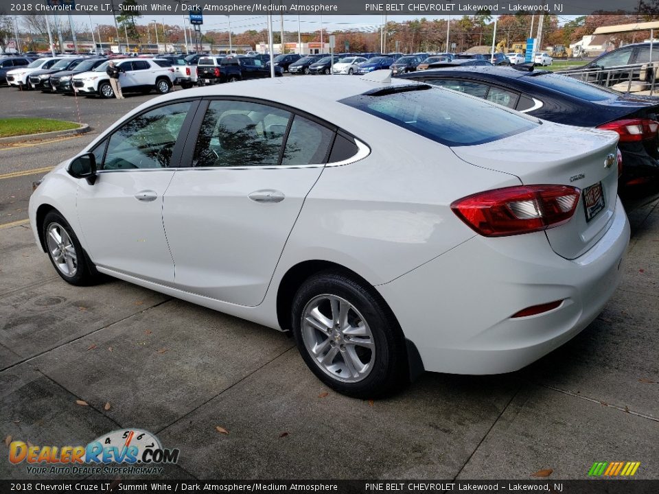 2018 Chevrolet Cruze LT Summit White / Dark Atmosphere/Medium Atmosphere Photo #4