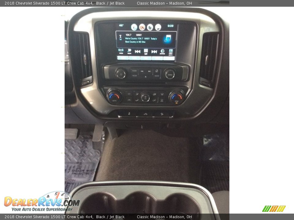 2018 Chevrolet Silverado 1500 LT Crew Cab 4x4 Black / Jet Black Photo #19