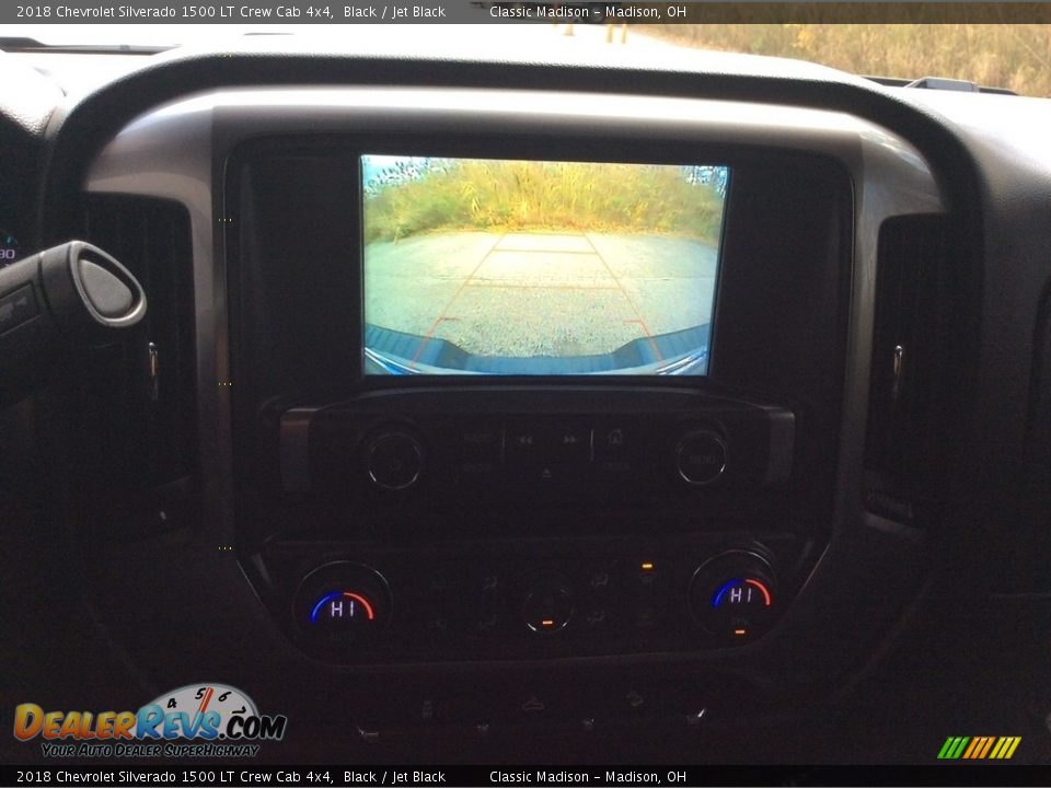 2018 Chevrolet Silverado 1500 LT Crew Cab 4x4 Black / Jet Black Photo #21